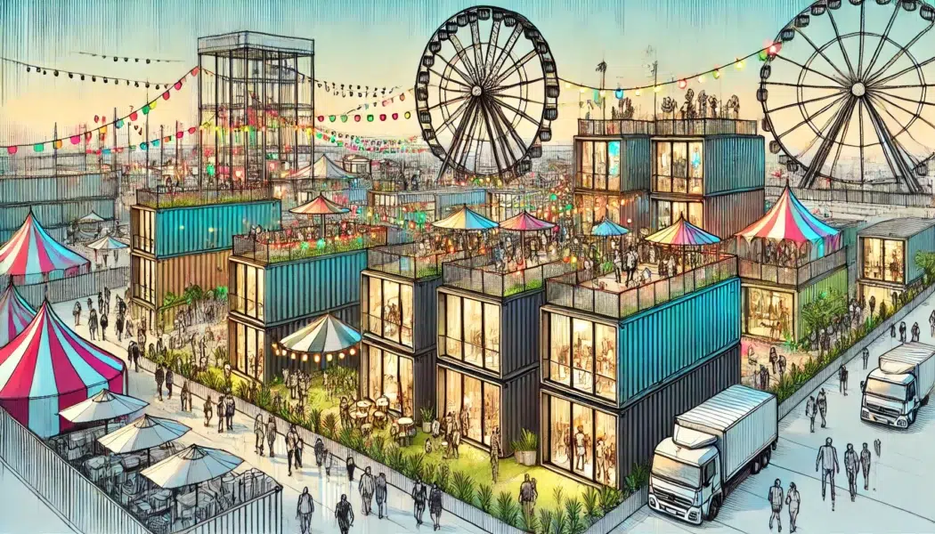 Logement economique festival et évènement